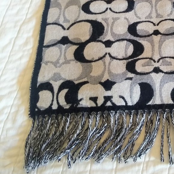 Coach Brand Mareno Wool Scarf - Picture 3 of 3